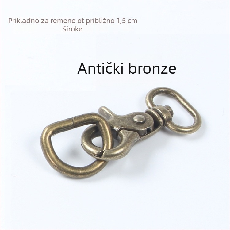 Metalni kopča za torbe s D-prstenom – DIY hardverski dodatak, šifra proizvoda Hywxkkkswwtewk