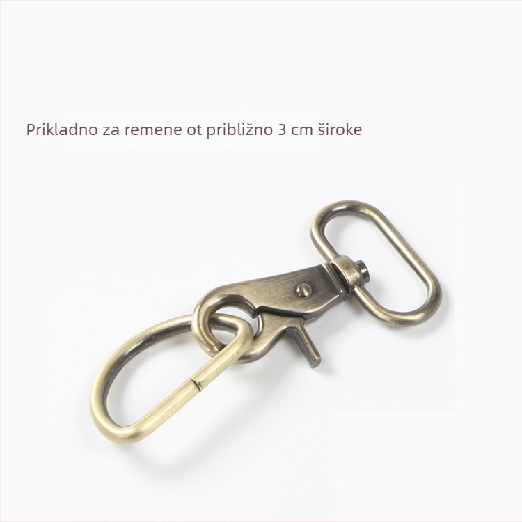 Metalni kopča za torbe s D-prstenom – DIY hardverski dodatak, šifra proizvoda Hywxkkkswwtewk