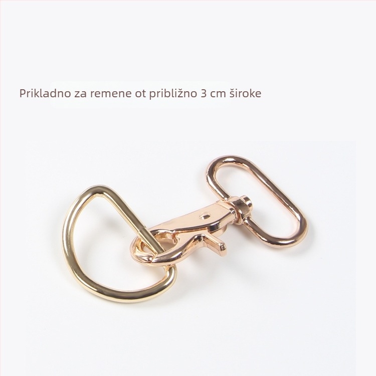 Metalni kopča za torbe s D-prstenom – DIY hardverski dodatak, šifra proizvoda Hywxkkkswwtewk