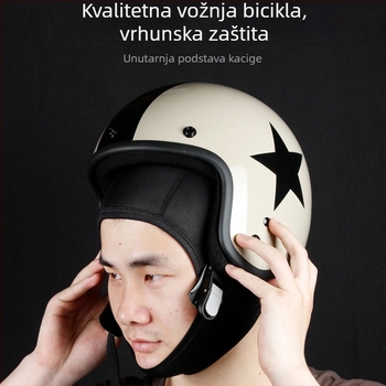 MESOROCK Unutarnja kapa za kacigu – prozračna, brzo sušeća Coolmax mreža; unisex; za kacige motocikl, rugby i bicikl