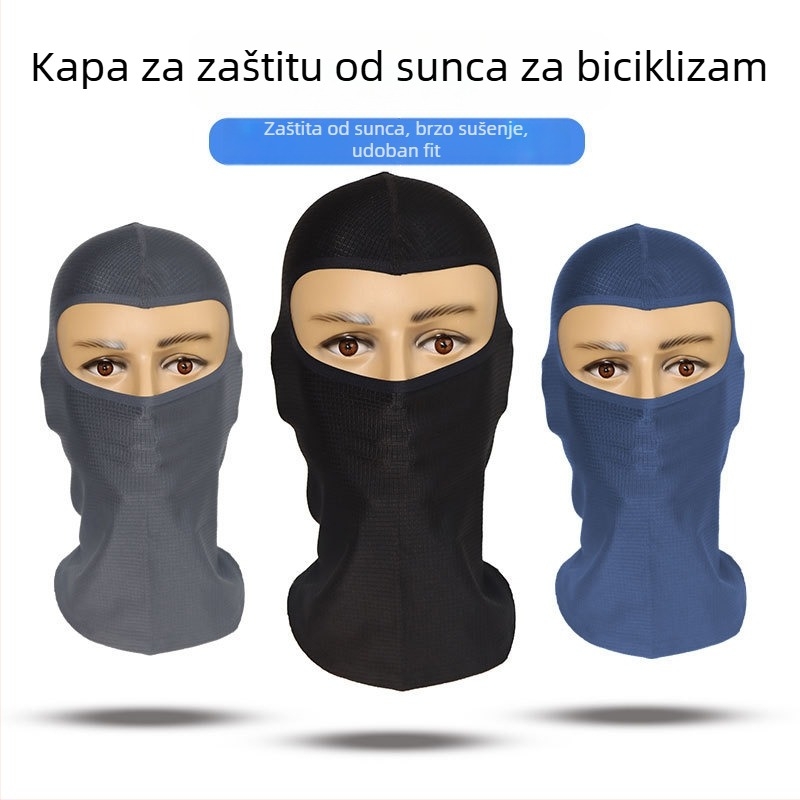 Maska za lice za vožnju biciklom – najlon, Unisex, Šifra artikla 122, Prilagodba obrade: Da
