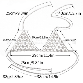 Lanac tijela od legure, ženski stil, geometrijski dizajn, elektroplating (Materijal: legura; Marka: Conley Accessories; Stil: ženski; Dizajn: geometrijski; Obrada: elektroplating)