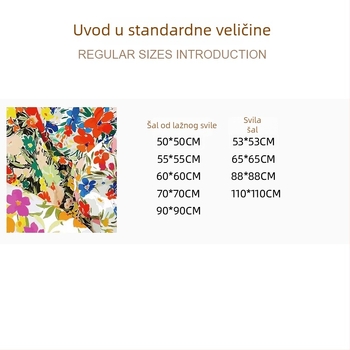 Šal od umjetne svile s kariranim uzorkom, kvadratnog dizajna, europsko-američki street stil, otisak, mogućnost prilagodbe