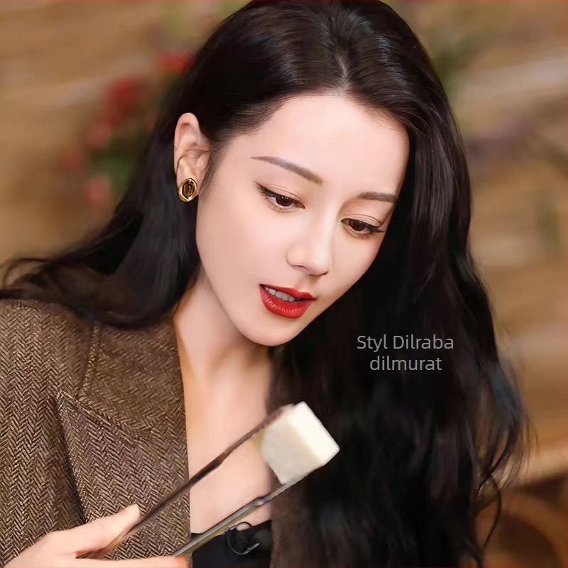 Bakreno ogrlica s tigrovim okom, klavikularni lanac, 41–50 cm, pravi zlatni sloj