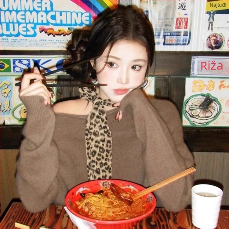 Šal s leopardim uzorkom, lagano ljetno, warp-knit pletenje, ispis, svestran stil