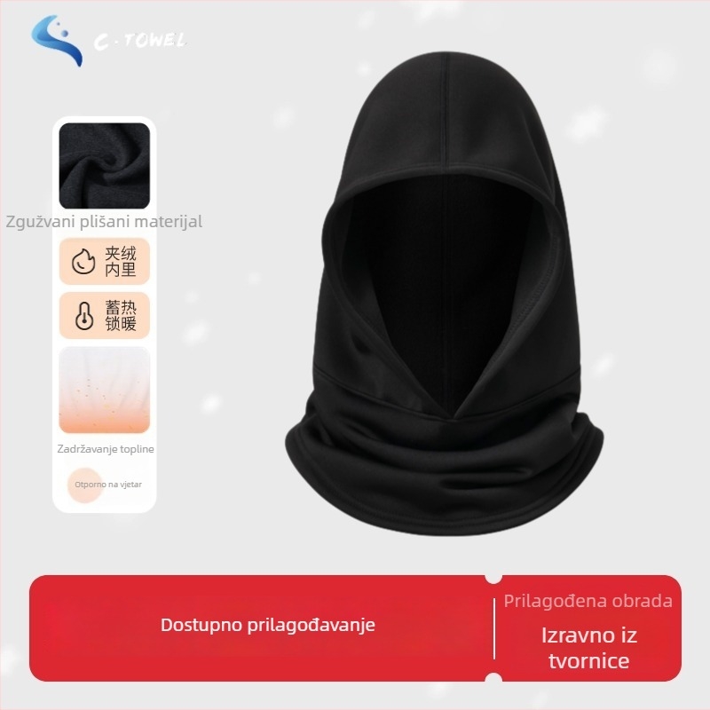 Maska za lice za jahanje od flisa, C·Towel, unisex, model RZ251001