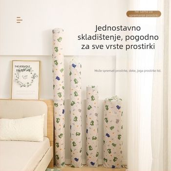 Torba za pohranu ljetne prostirke — cilindričnog oblika, Oxford platno, otporna na vlagu i vodu, višenamjenska za spavaću sobu