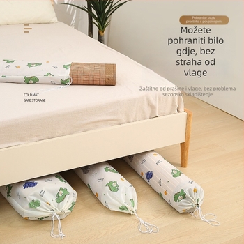 Torba za pohranu ljetne prostirke — cilindričnog oblika, Oxford platno, otporna na vlagu i vodu, višenamjenska za spavaću sobu