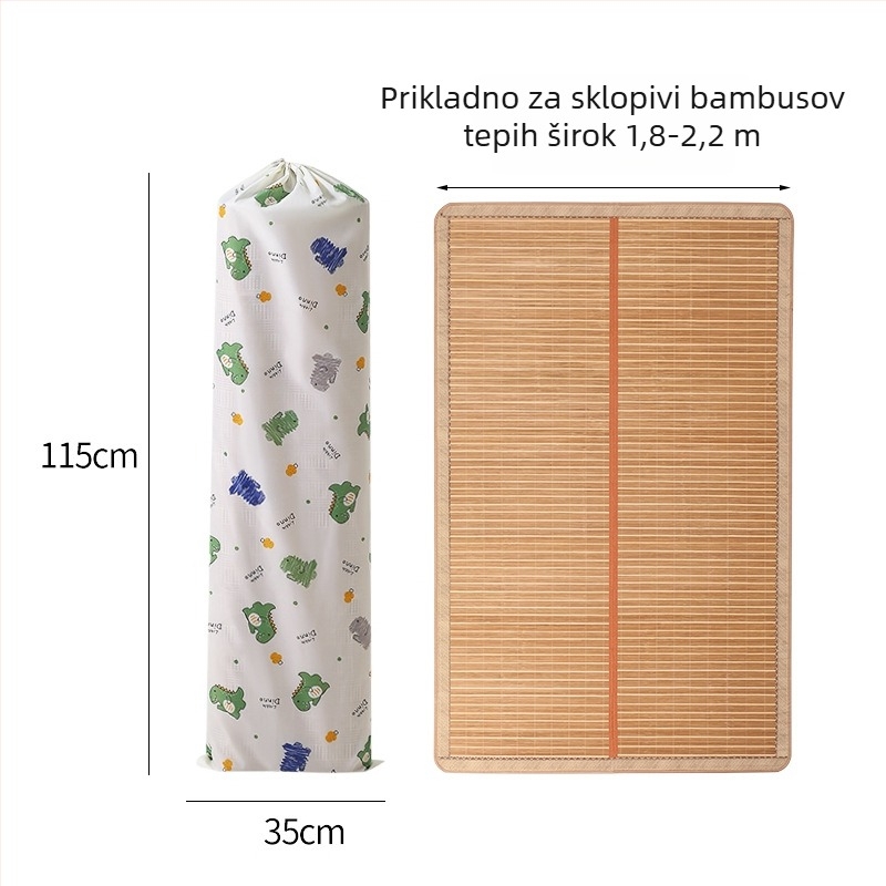 Torba za pohranu ljetne prostirke — cilindričnog oblika, Oxford platno, otporna na vlagu i vodu, višenamjenska za spavaću sobu