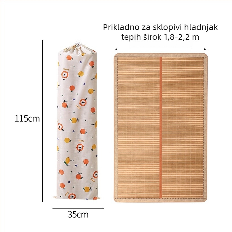 Torba za pohranu ljetne prostirke — cilindričnog oblika, Oxford platno, otporna na vlagu i vodu, višenamjenska za spavaću sobu