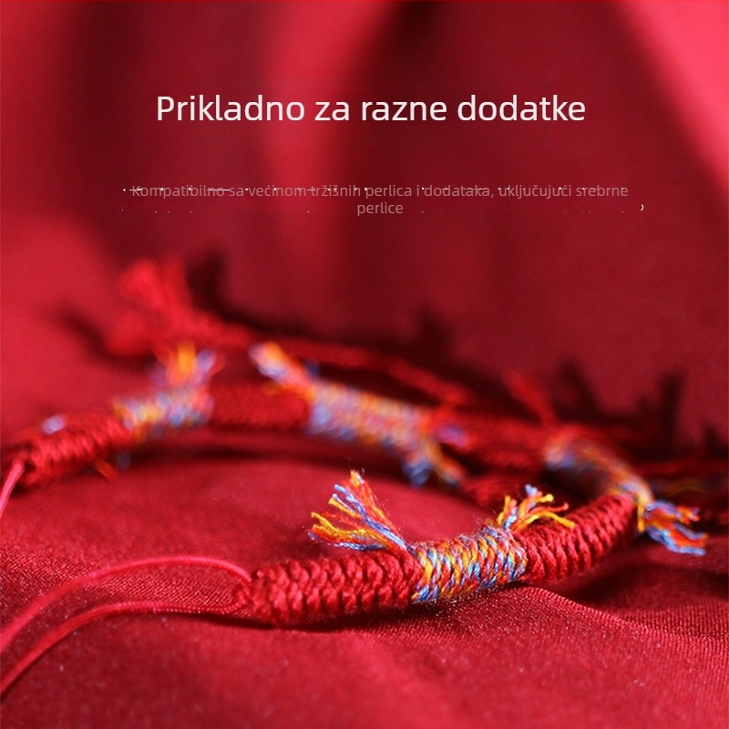 Narukvica Zodijak Zmije, Poluproizvod Ručno Pleteni Konac, Etnicki Stil, Unisex, Proljeće 2025