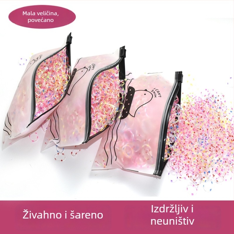 Dječja gumica za kosu, plastika/smola, otisnuta tehnologija, bez umetaka