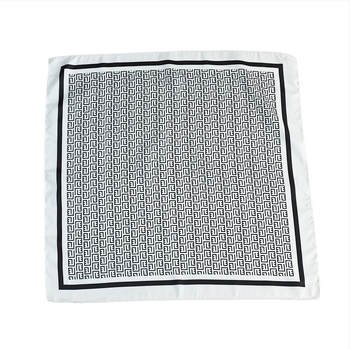 Šal od poliestera, twill tkanina, mali kvadratni oblik, otisak, porijeklo Deqing