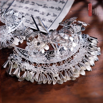 Etnički stil kopča za kosu, legura, motiv lista, ručna izrada, prilagodljivo