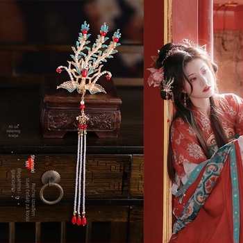 Retro ukras za kosu od legure, ženski dodatak, Seiko završna obrada, mogućnost prilagodbe