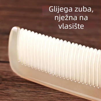 Četka od roga za djecu i djevojčice, antistaticka, nježna prema kosi, pogodna za pletenice, s jastučnicom zraka (Kategorija: četka s jastukom zraka; Materijal: roga; Marke: Can be combed; Uvoz: Ne; Porijeklo: Fuzhou)