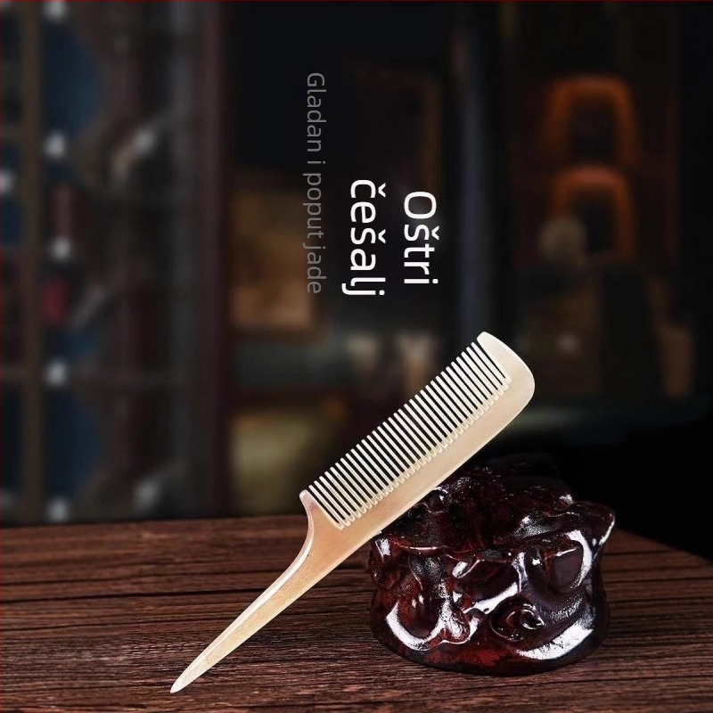 Četka od roga za djecu i djevojčice, antistaticka, nježna prema kosi, pogodna za pletenice, s jastučnicom zraka (Kategorija: četka s jastukom zraka; Materijal: roga; Marke: Can be combed; Uvoz: Ne; Porijeklo: Fuzhou)