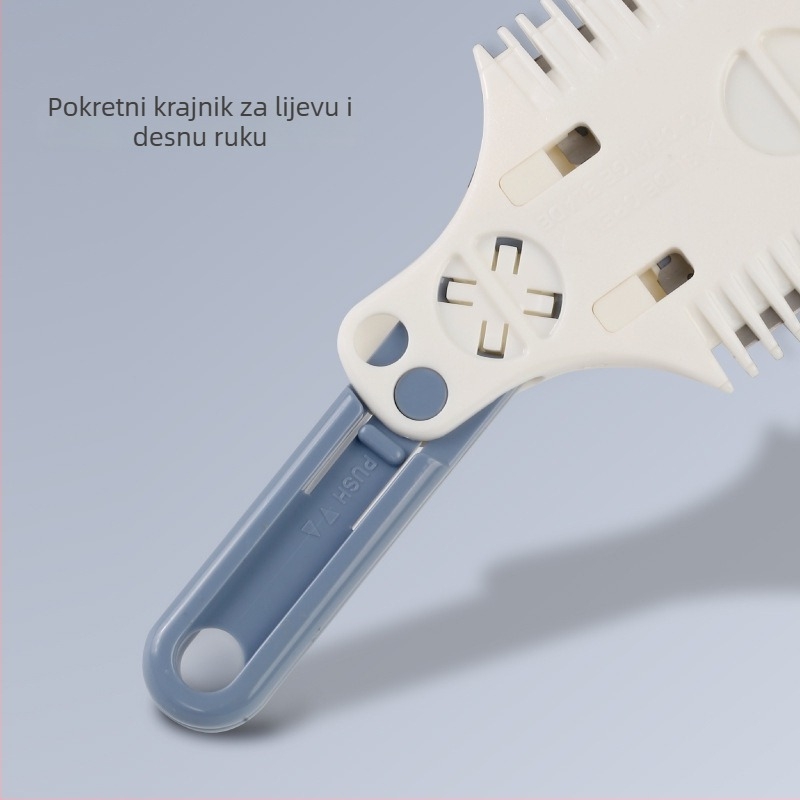 Domaći češalj za prorjeđivanje i šišanje kose – ABS + nehrđajući čelik, licencirana privatna marka, kućna uporaba