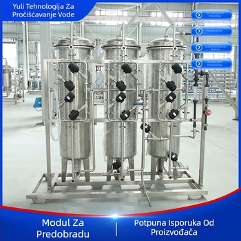 Automatski sustav ultrapurifikirane vode s reverznom osmozom, nehrđajući čelik, pretpreparacijski modul, za farmaceutsku i prehrambenu industriju
