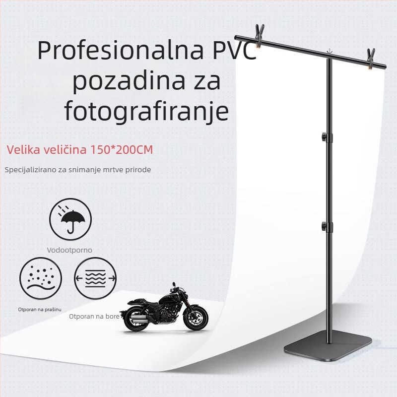 Bijeli PVC panel za fotografiju, rekvizit za still life fotografiju, bijela pozadina