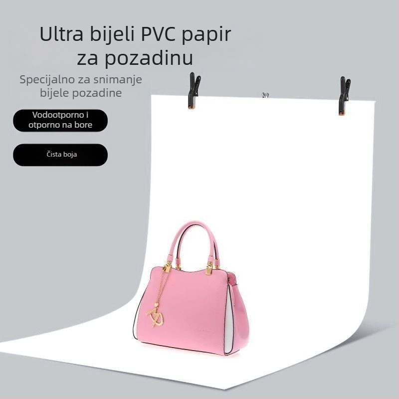 Bijeli PVC panel za fotografiju, rekvizit za still life fotografiju, bijela pozadina