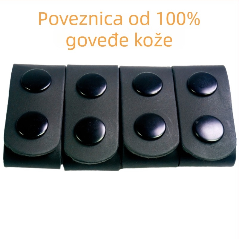 Taktički pojas s dvostrukim kopčama, kravlja koža, prilagodljiv, za vanjsku upotrebu, sve sezone