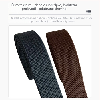 Elastični pojas od twill tkanine, pleteni remen, spona od legure, širina 2–4 cm, poliestersko vlakno