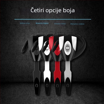 Bežični Bluetooth headset s kukicom za uho za igranje i vožnju – domet 10 m, IPX6 otpor, Bluetooth 5.0, trajanje baterije preko 8 sati