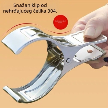 Nehrđajući čelični klipse za sušenje, otporni na vjetar, za pokrivače i odjeću, komplet od četiri komada