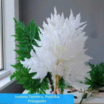 Sušeni buket cvijeća — vječne Alpine Goat Tooth Leaves, DIY florist materijali, ukras za vazu