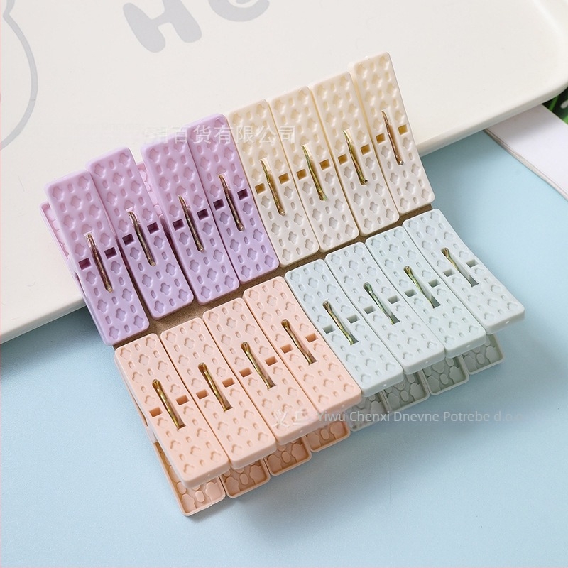 Klipovi za sušenje rublja, set od 16 komada, Model 706, plastični, za donje rublje, čarape i kravate