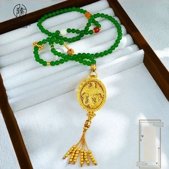 Nakit s privjeskom, feniks u letu, motiv životinja/Zodijak, kineski stil (Materijal: Bakar; Marka: Zhenmeiya; Oblik: Životinje/Zodijak; Obrada: Elektroplatiranje)