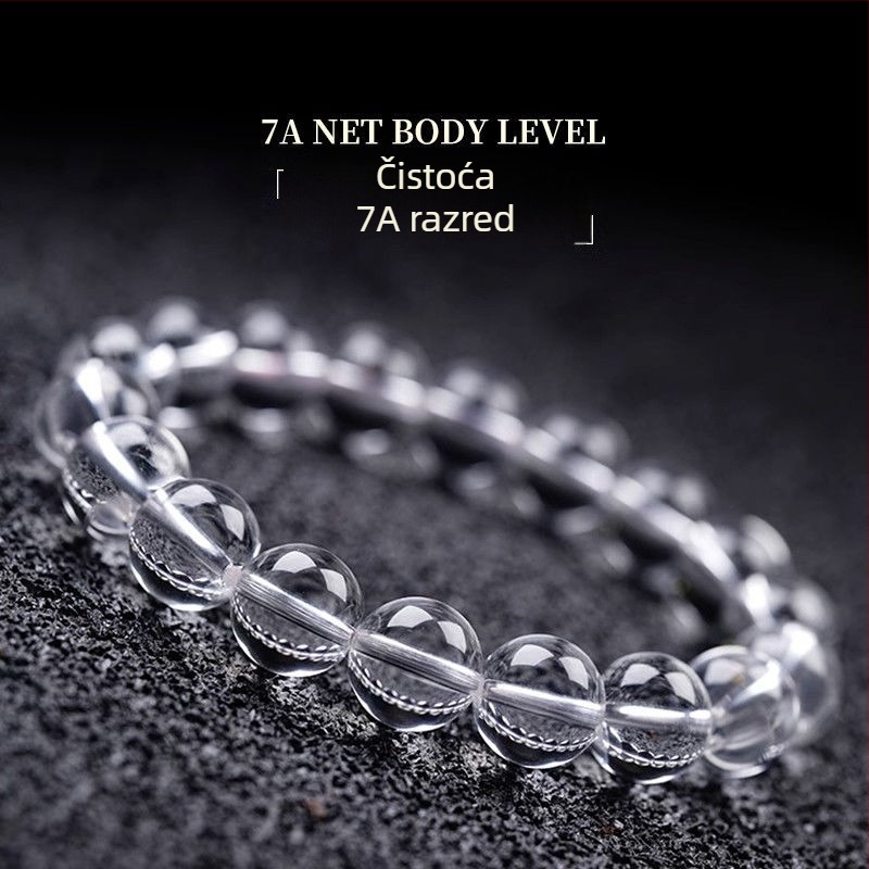 Narukvica od kristala, bez bočnih kamenčića, u poklon kutiji, stil lagani luksuz