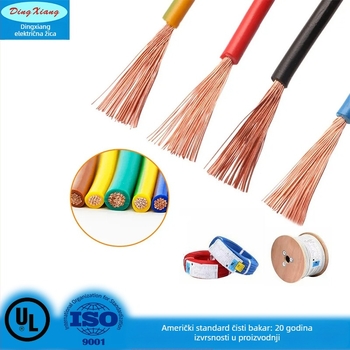 UL1010 električni kabel, bakren vodič, PVC Nylon izolacija, visoka temperatura, AWG 6/8/12/16/18/20/22/24