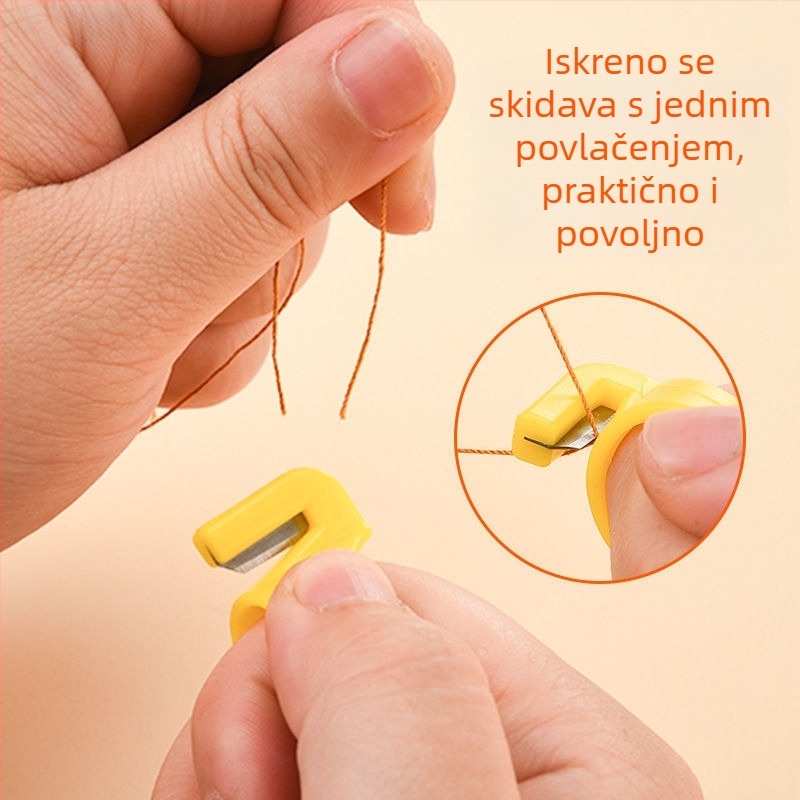 Line Cutter s prstenom za rezanje niti, Ring Knife – moderni stil, kutija 500 kom