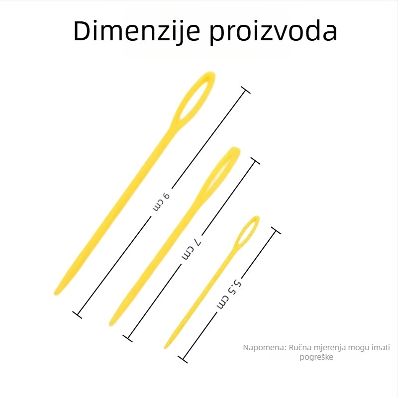 Ručna šivna igla, plastična, ubrizgano oblikovanje, podrijetlo Guangdong, proljeće 2025