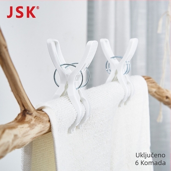 Klip za sušenje rublja, plastični, kliještastog oblika, model J-37505