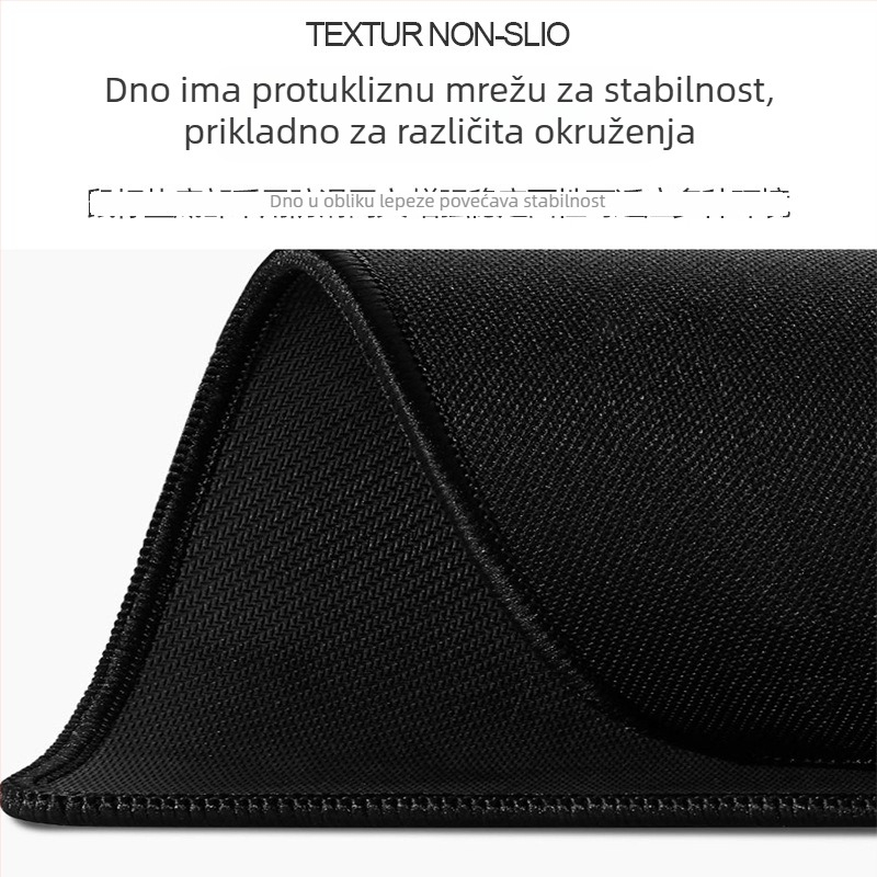 Minimalistička, slatka podloga za miš za igre i ured, debela, s prilagođenim dizajnom, glatka, otporna na mrlje i vodootporna – mala veličina.