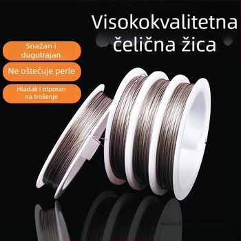 Alat za izradu nakita za DIY perle i Buddha perlice – čelično žično užad za navijanje, dodatci za naušnice, proljeće 2025 izdanje