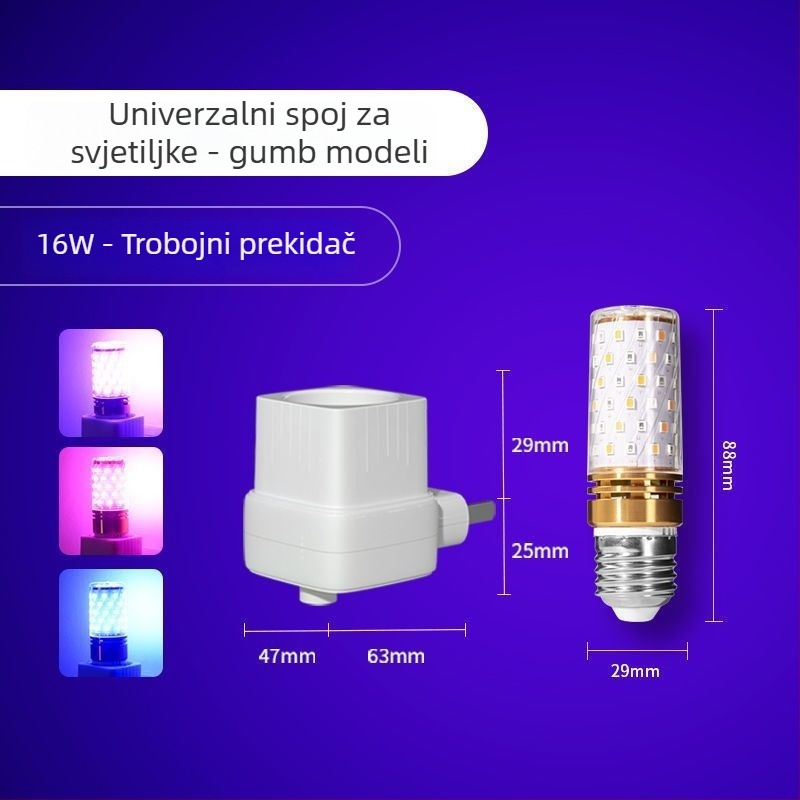 RGB rasvjeta za stolni rad – ispod 10W, 220V, praktično