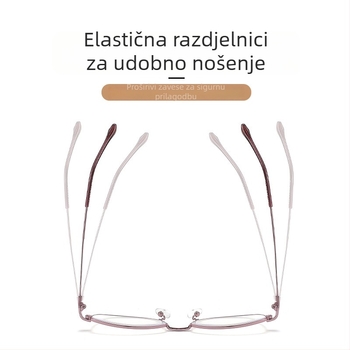 Naočale za čitanje s TAC lećama, zaštita od plavog svjetla, metalni okvir