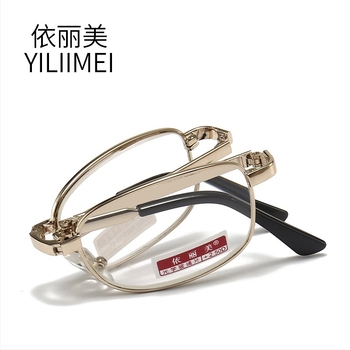 Naočale za čitanje – sklopive, asferične staklene leće, metalni/TR okvir, puni okvir