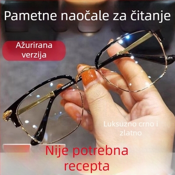Set naočala za čitanje – bez okvira, akrilne leće, zaštita od plavog svjetla, proljeće 2024