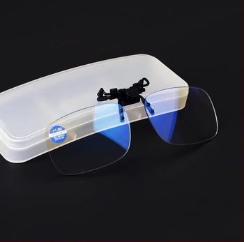 Progresivne multifokalne naočale s klipom, anti-plavo svjetlo, pametni automatski zum, PC leće, kvadratni okvir