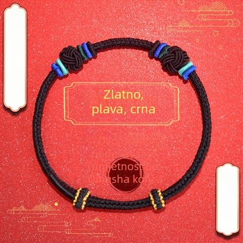DIY pletene narukvice od užeta, etnički unisex stil, ručno pletena, proljeće 2025