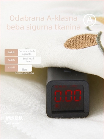 Pamukasti bebin romper, novorođenče, unisex, dugi rukavi, debeli materijal