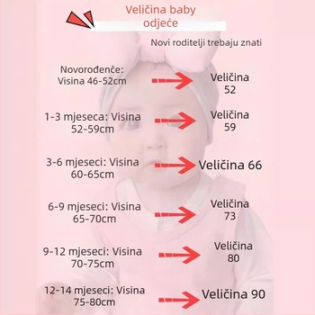 Bejbi romper, s dugim rukavima, od pletene pamuka, bez kapulje, jesensko-zimsko