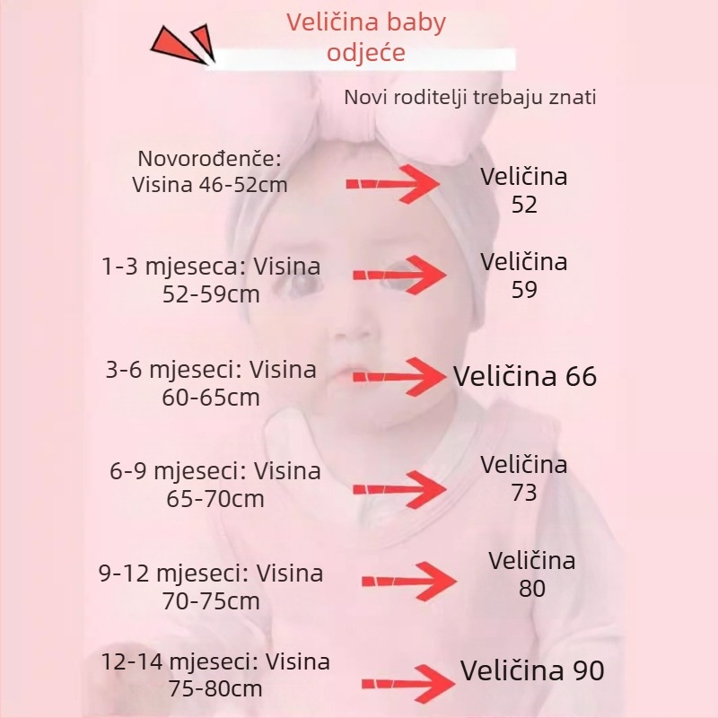 Bejbi romper, s dugim rukavima, od pletene pamuka, bez kapulje, jesensko-zimsko
