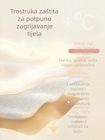 Bebi izolirani kombinezon s kapuljom - 300 g debeli zimski pamuk, unisex, dugi rukavi
