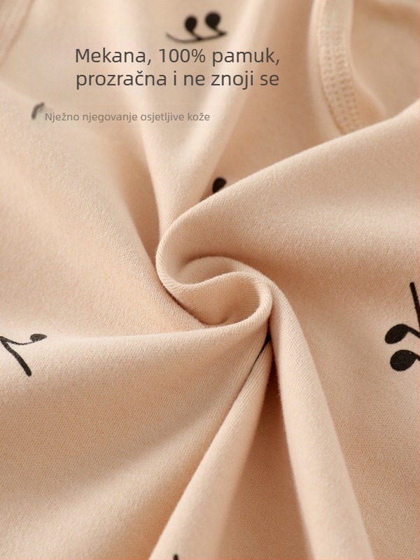Univerzalni bebi romper od pamuka bez šavova za sve sezone, s dugim rukavima, 100% pamuk, unisex